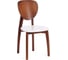 Стул Tetchair 2 шт diamante жесткое сидение бук, 42x42x85 см, коричневый / белый 19897 2