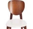 Стул Tetchair 2 шт diamante жесткое сидение бук, 42x42x85 см, коричневый / белый 19897 10
