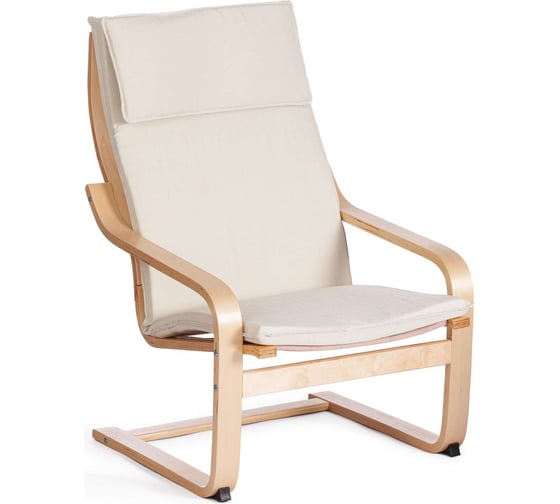 Кресло Tetchair biensdorf (mod. 08) дерево, натуральный хлопок, 67x86x95см, natural (натуральный) a 1/натуральный 19532