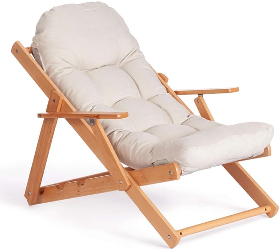 Кресло Tetchair shnauff (mod. 09) дерево, натуральный хлопок, 72.5x82-90x84-103 см, natural (натуральный) a 1/натуральный 19534