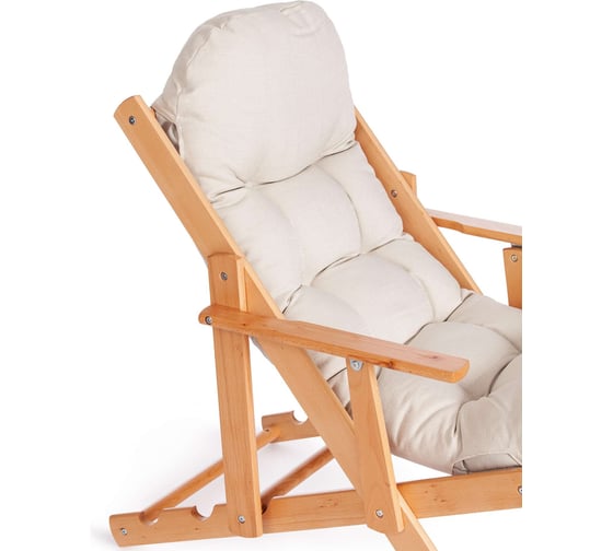 Кресло Tetchair shnauff (mod. 09) дерево, натуральный хлопок, 72.5x82-90x84-103 см, natural (натуральный) a 1/натуральный 19534