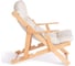Кресло Tetchair shnauff (mod. 09) дерево, натуральный хлопок, 72.5x82-90x84-103 см, natural (натуральный) a 1/натуральный 19534 7