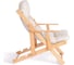 Кресло Tetchair shnauff (mod. 09) дерево, натуральный хлопок, 72.5x82-90x84-103 см, natural (натуральный) a 1/натуральный 19534 8