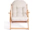 Кресло Tetchair shnauff (mod. 09) дерево, натуральный хлопок, 72.5x82-90x84-103 см, natural (натуральный) a 1/натуральный 19534 4
