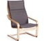 Кресло Tetchair biensdorf (mod. 08) дерево, серый хлопок, 67x86x95см, grey (cерый) а 13/ натуральный 19533 1