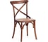 Стул Tetchair cross (mod.cb2001) дерево вяз, 49.5x53.5x87 см, темный орех (№5) 10977 1