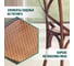 Стул Tetchair cross (mod.cb2001) дерево вяз, 49.5x53.5x87 см, темный орех (№5) 10977 3