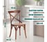 Стул Tetchair cross (mod.cb2001) дерево вяз, 49.5x53.5x87 см, темный орех (№5) 10977 7