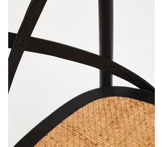 Стул Tetchair cross (mod.cb2001) дерево вяз, 49.5x53.5x87 см, черный 12472