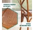 Стул Tetchair cross (mod.cb2001) дерево вяз, 49.5x53.5x87 см, груша (№3) 10980 3