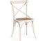 Стул Tetchair cross (mod.cb2001) дерево вяз, 49.5x53.5x87 см, белый (butter white) 10978 1