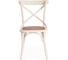 Стул Tetchair cross (mod.cb2001) дерево вяз, 49.5x53.5x87 см, белый (butter white) 10978 4
