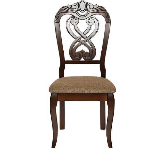Стул Tetchair андромеда/ andromeda / 1 шт. в упаковке дерево гевея, 47x55.5x107 см, cappuchino, ткань коричневая s 168-7 19543
