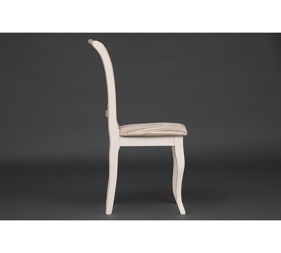 Стул Tetchair opera ( op-sc ) / 1 шт. в упаковке дерево гевея, 45x53x97 см, ivory white (слоновая кость 2-5), ткань бежевая, рисунок золотистый (180-9 19445