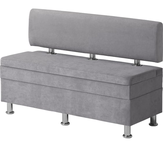 Кухонный диван НОРТА hippo 1200x490x770 серый 4657792958390