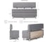 Кухонный диван НОРТА hippo 1200x490x770 серый 4657792958390 3