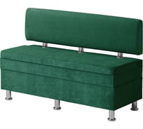 Кухонный диван НОРТА hippo 1200x490x770 зеленый 4657792958406
