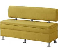 Кухонный диван НОРТА hippo 1300x490x770 горчичный 4657792958475