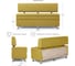 Кухонный диван НОРТА hippo 1300x490x770 горчичный 4657792958475 3