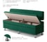 Кухонный диван НОРТА hippo 1500x490x770 зеленый 4657792958505 4