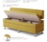 Кухонный диван НОРТА hippo 1500x490x770 горчичный 4657792958529 4