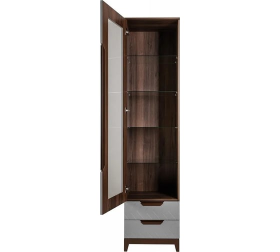 Шкаф-витрина R-Home Сканди грей 4009260H_Грей