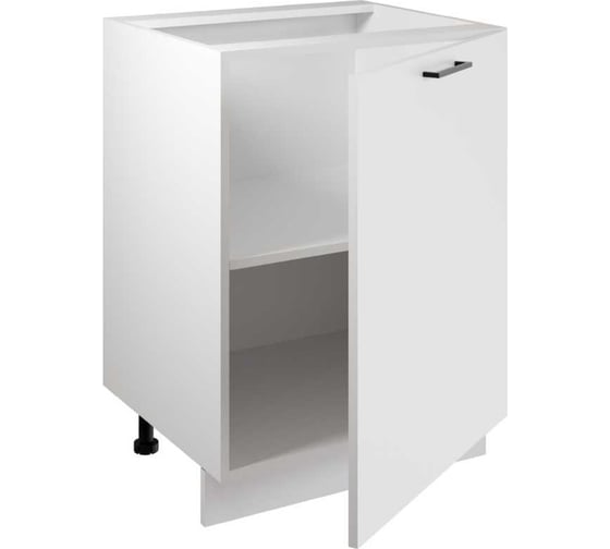 Шкаф - стол Атмосфера Simple Н600 60 см, Белый/ Белый 00-00020858