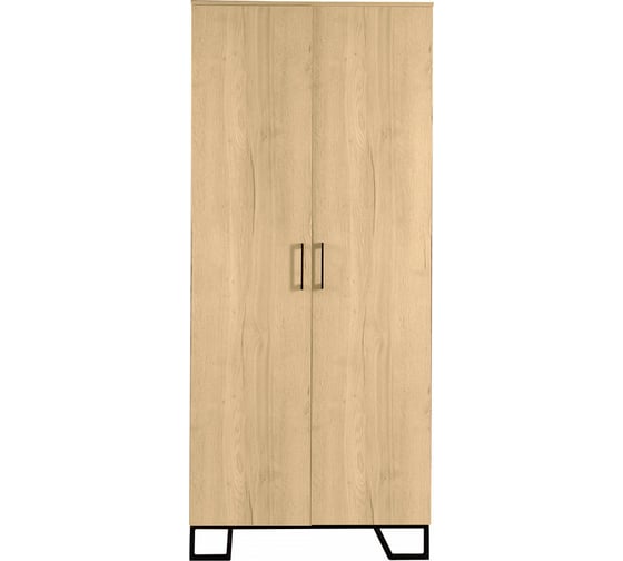 Шкаф R-Home Loft двухстворчатый, без зеркал, дуб натуральный 4009293h_Натур