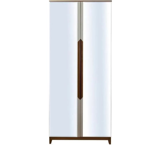 Шкаф R-Home Сканди двухстворчатый, с зеркалами, грей 4009262h_Грей