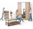 Шкаф R-Home Loft трехстворчатый, с зеркалом, дуб натуральный 4009294h_Натур 9