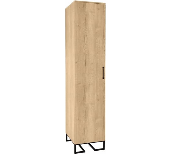 Шкаф R-Home Loft одностворчатый, 45 см, дуб натуральный 4017248h_Натур