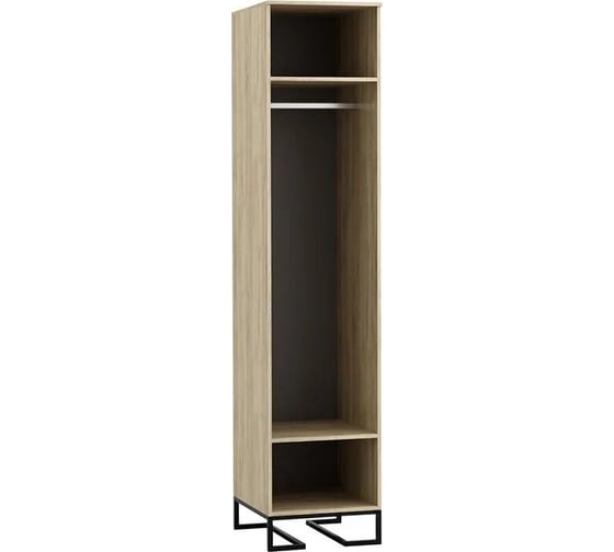Шкаф R-Home Loft одностворчатый, 45 см, дуб натуральный 4017248h_Натур