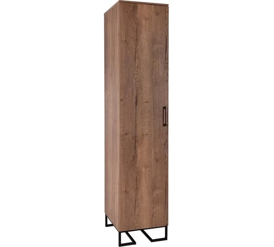 Шкаф R-Home Loft одностворчатый, 60 см, дуб табак 4009292h_Табак 1