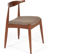 Стул Tetchair 2 шт., мягкое сидение Bull, каркас бук, сиденье ткань, 54.5x54x75 см, коричневый 13983