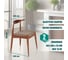 Стул Tetchair 2 шт., мягкое сидение Bull, каркас бук, сиденье ткань, 54.5x54x75 см, коричневый 13983 7