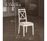 Стул Tetchair 2 шт. picasso ( pc-sc ) дерево гевея, 45x53x97 см, ivory white (слоновая кость 2-5), ткань: клетка мелкая (s505-18) 12349 8