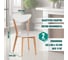 Стул Tetchair 2 шт., жесткое сиденье maxi (макси) каркас бук, сиденье, спинка - мдф, 86x48.5x54.5 см, белый + натуральный (бук) 10463 6