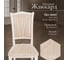 Стул Tetchair opera ( op-sc ) 2 шт., дерево гевея, 45x53x97 см, ivory white (слоновая кость 2-5), ткань бежевая, рисунок золотистый (180-9) 12489 6