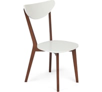 Стул Tetchair 2 шт., жесткое сиденье maxi (макси) каркас бук, сиденье, спинка - мдф, 86x48.5x54.5 см, белый + коричневый 10464
