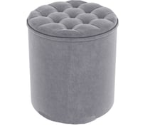 Пуф BON MEBEL Брайтон ткань серая 0001.25.000