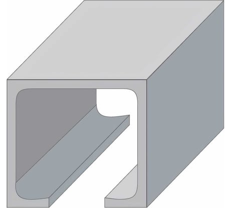 Верхняя направляющая для раздвижных дверей N1 Palladium 2 метра 12053