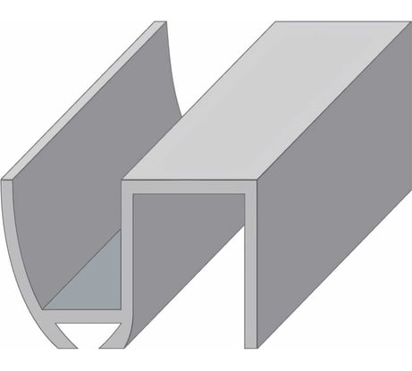 Нижняя направляющая для раздвижных дверей N3 Palladium 1 метр 12057