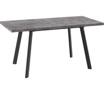 Стол МАМАДОМА борг дуб 120 дымчатая керамика/черный 101535