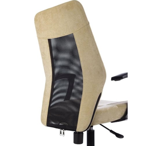 Кресло Easy Chair vb_e 225 dsl бежево-черный light-21 сетка/ткань, хром 1808705