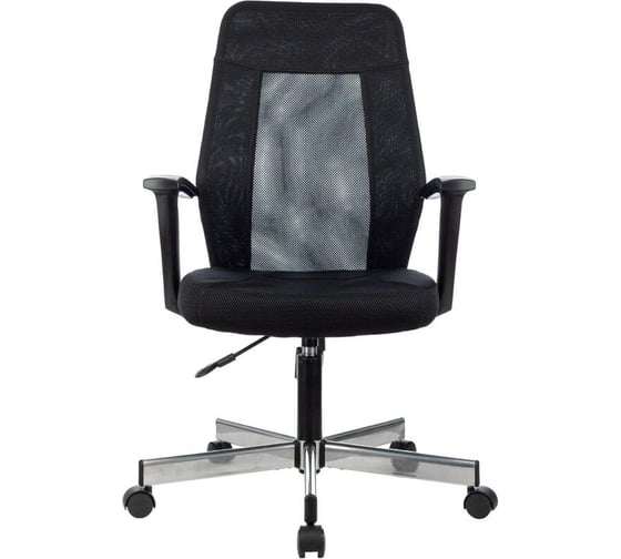 Кресло Easy Chair vb_e 225 dsl черный сетка/ткань, хром 1808706