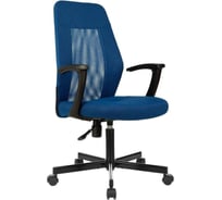 Кресло Easy Chair vb_e 225 ptw синий, сетка, ткань, металл 1808701