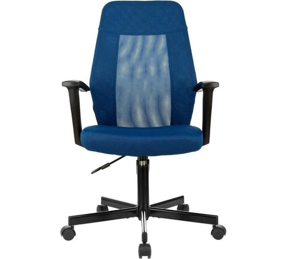 Кресло Easy Chair vb_e 225 ptw синий, сетка, ткань, металл 1808701