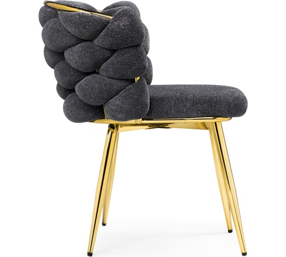 Стул Woodville rendi gray / gold 15556