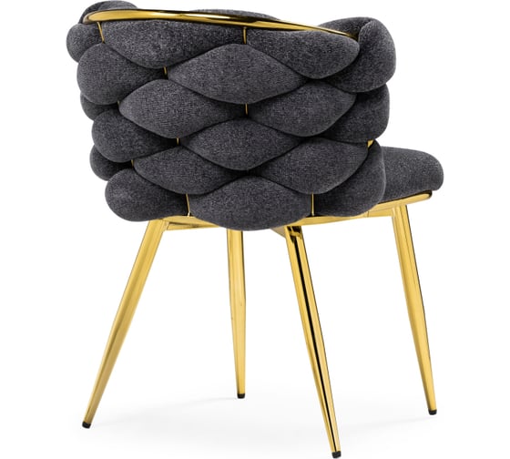 Стул Woodville rendi gray / gold 15556