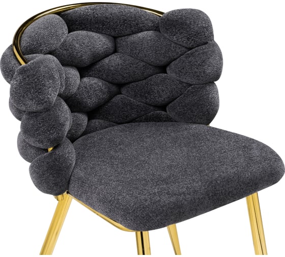 Стул Woodville rendi gray / gold 15556